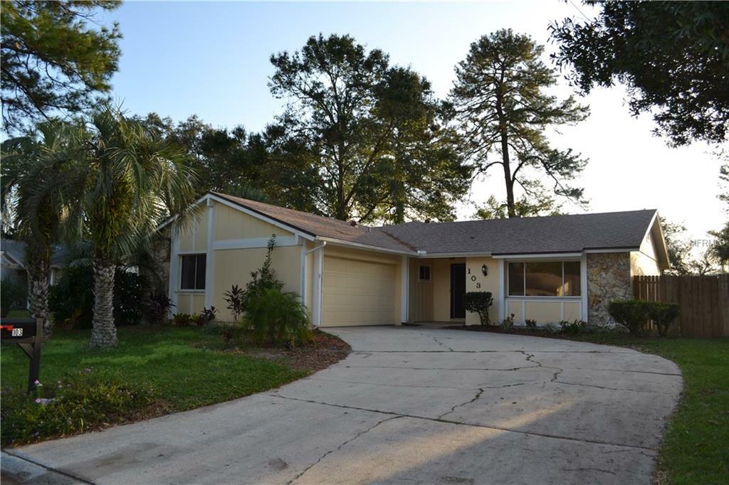 Property Photo:  103 Holderness Drive  FL 32779 