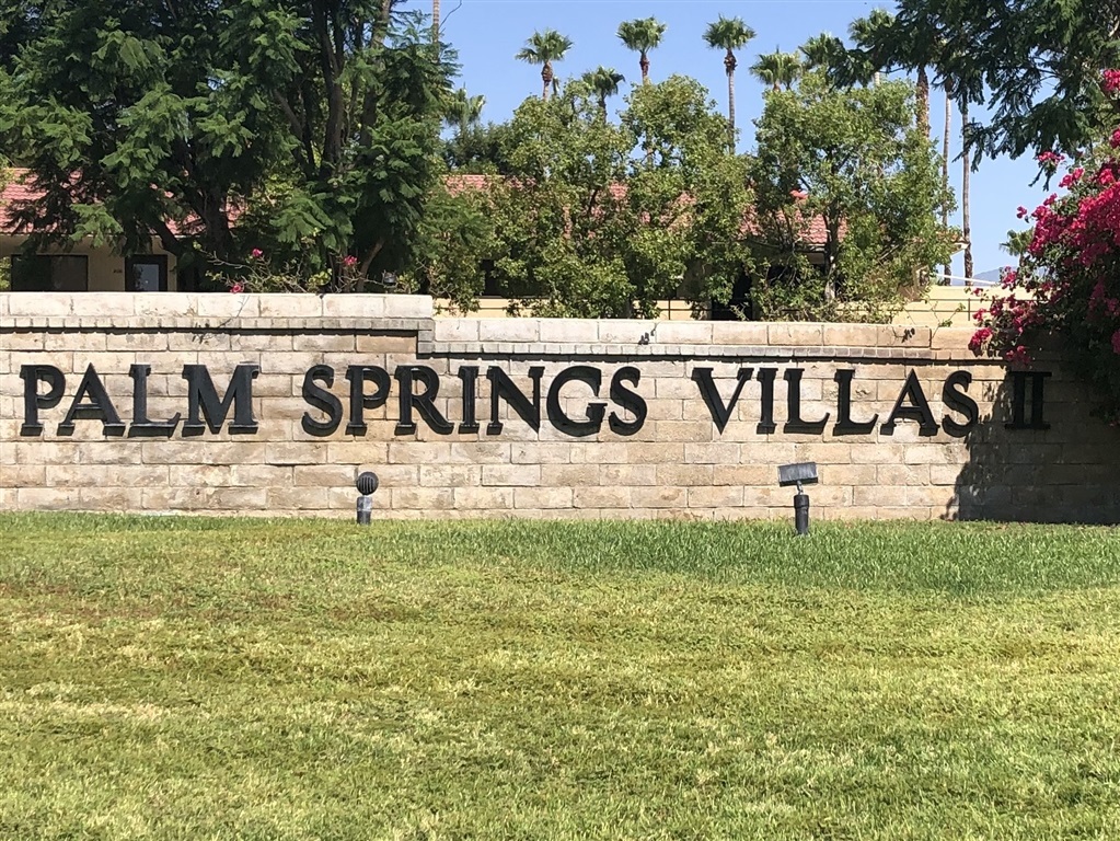 Property Photo: 2801 N Los Felices Circle E #D107 CA 92262