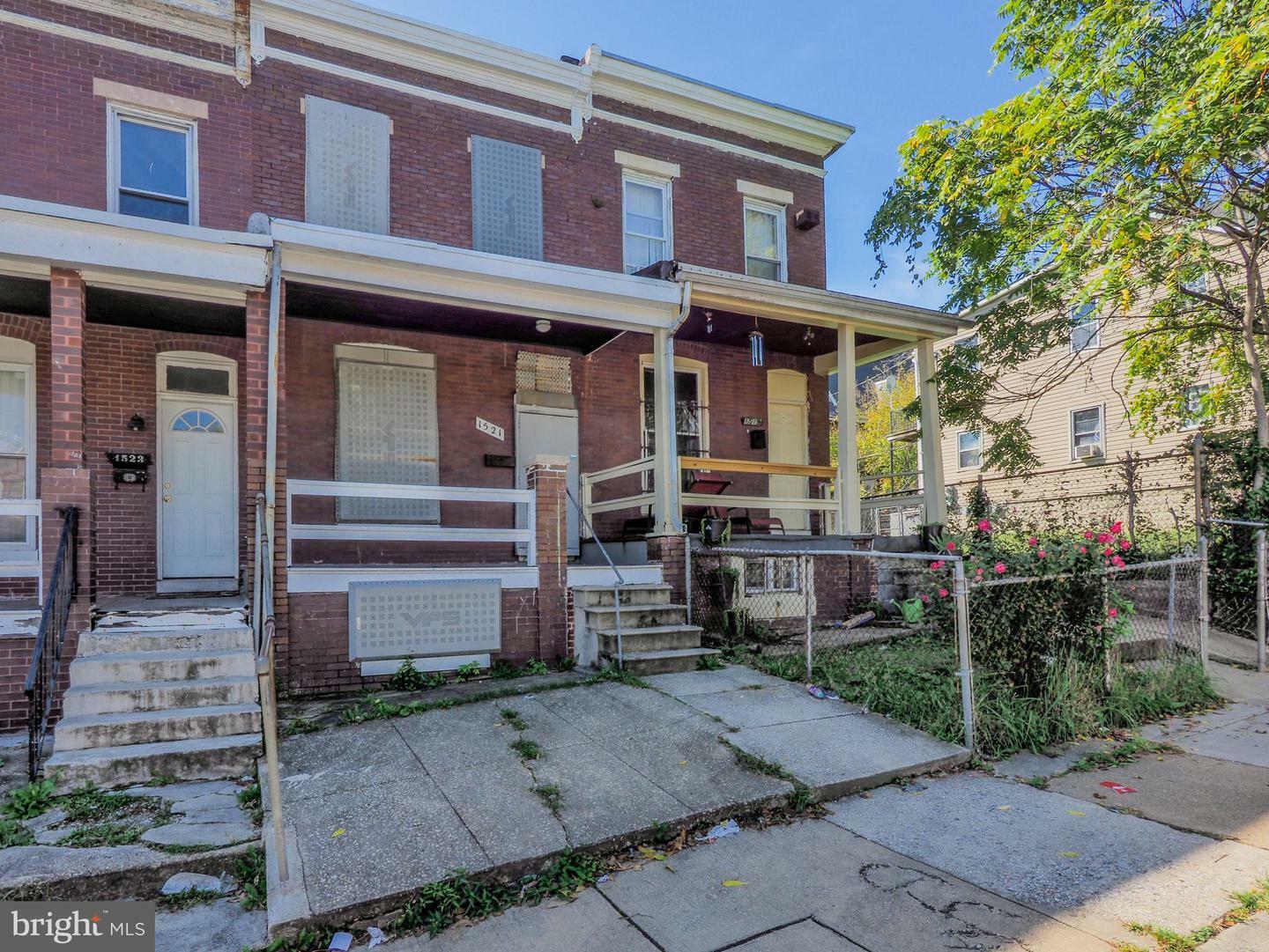 Property Photo: 1521 Carswell Street MD 21218