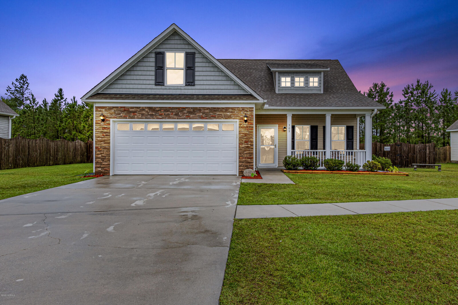 Property Photo:  309 Topaz Drive  NC 28546 