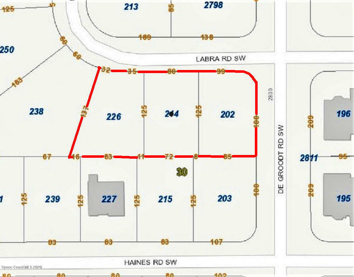 3 Lots At 202-214-226 Labra Rd- (3-Lots) SW  Palm Bay FL 32908 photo