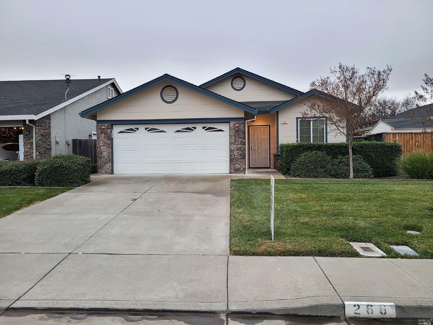 Property Photo:  266 Town Center Way  CA 95687 