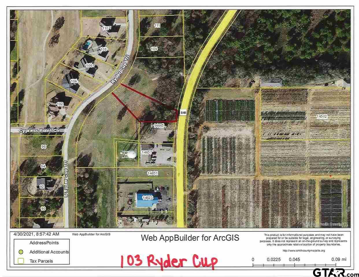 Property Photo:  103 Ryder Cup Trail  TX 75771 