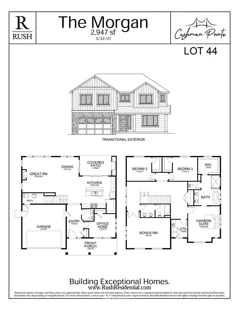 Property Photo:  2408 (Lot 44)  49th Street Ct NW  WA 98335 
