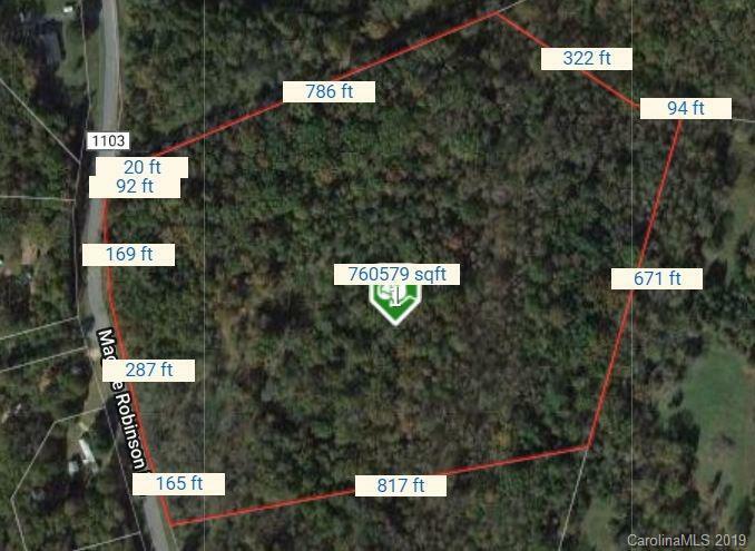 Property Photo:  18 Acres Maggie Robinson Road  NC 28173 