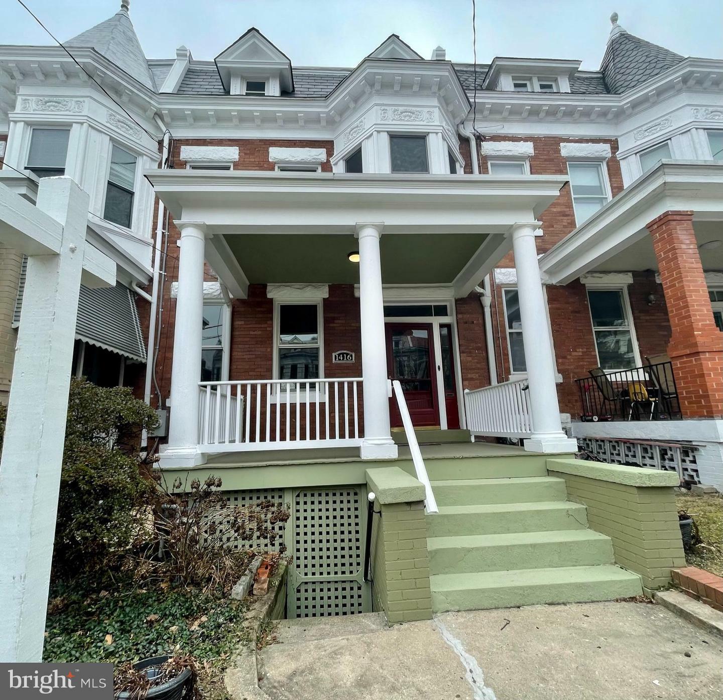 Property Photo:  1416 Webster Street NW  DC 20011 