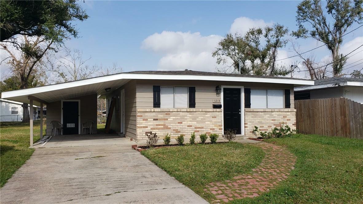 Property Photo:  1213 Cactus Drive  LA 70607 