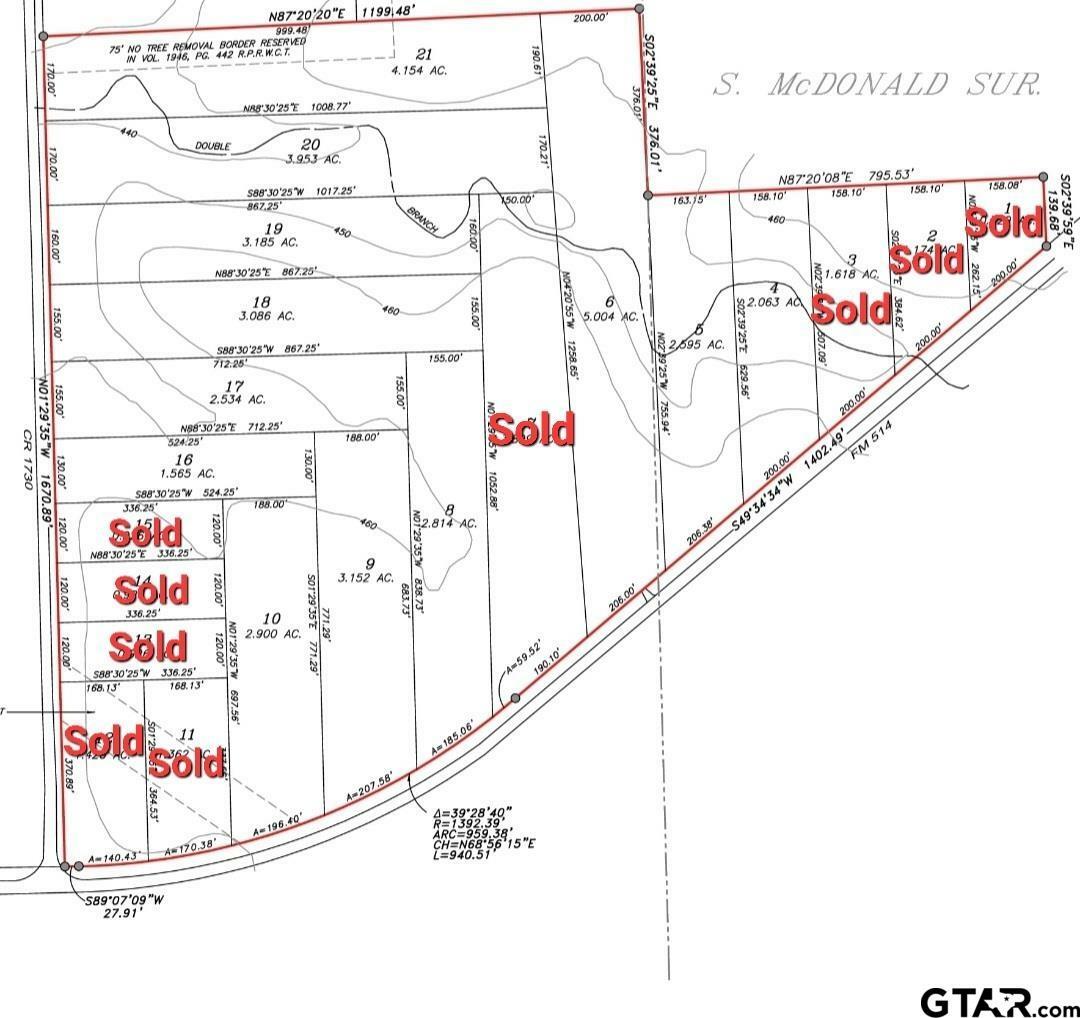 Property Photo:  Lot 10 Fm 514  TX 75497 