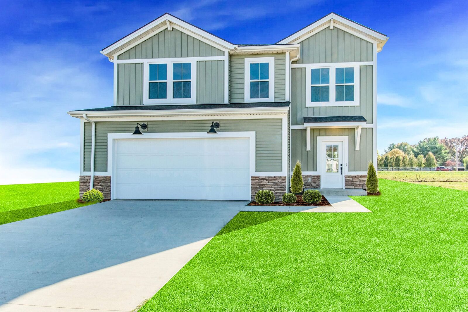 Property Photo:  9857 Monte Way  IN 47630 