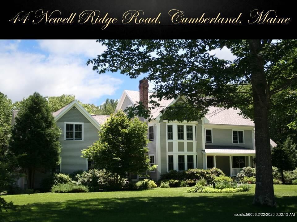 Property Photo:  44 Newell Ridge Road  ME 04021 