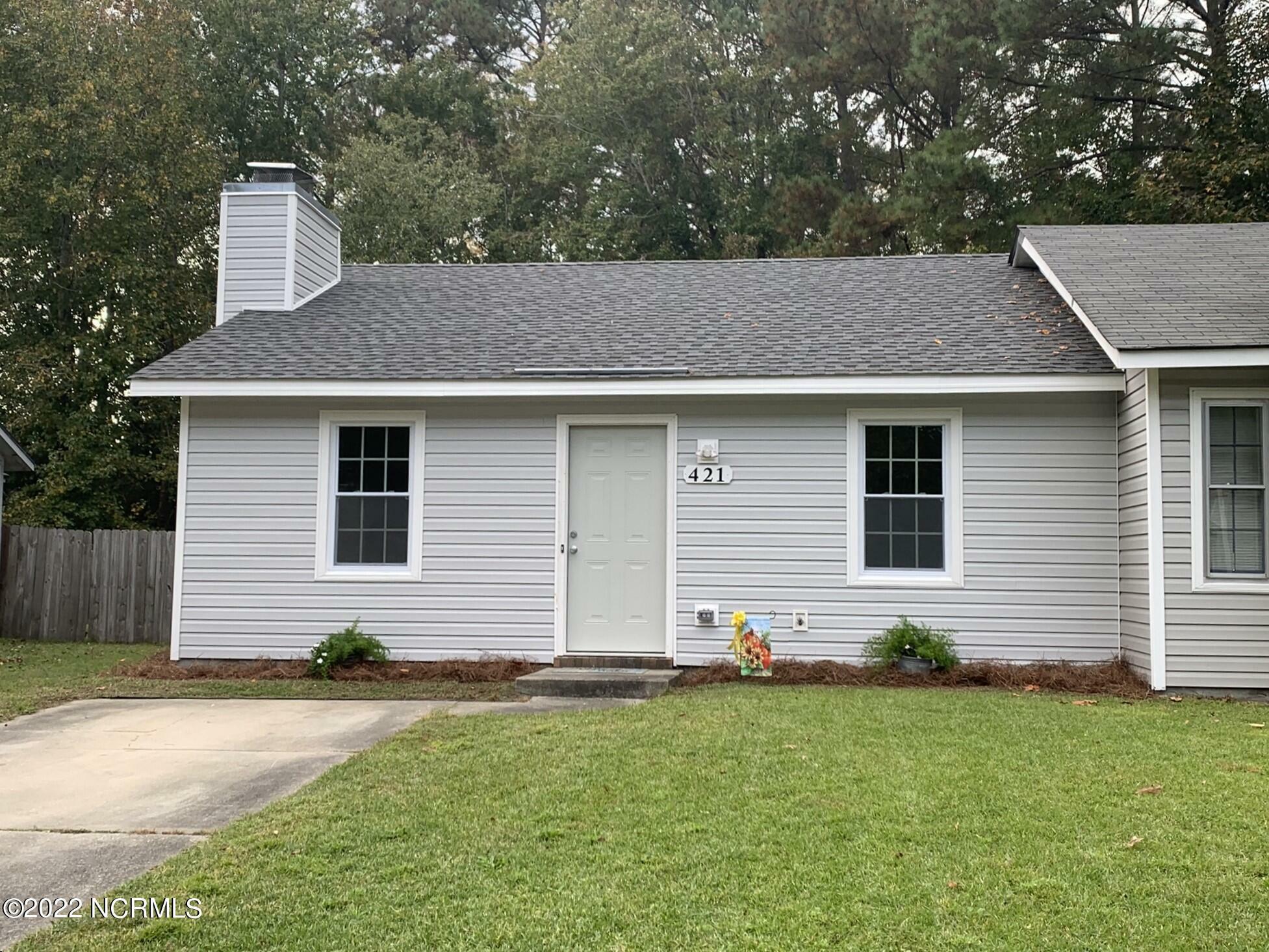 Property Photo: 421 Cedar Creek Drive NC 28540