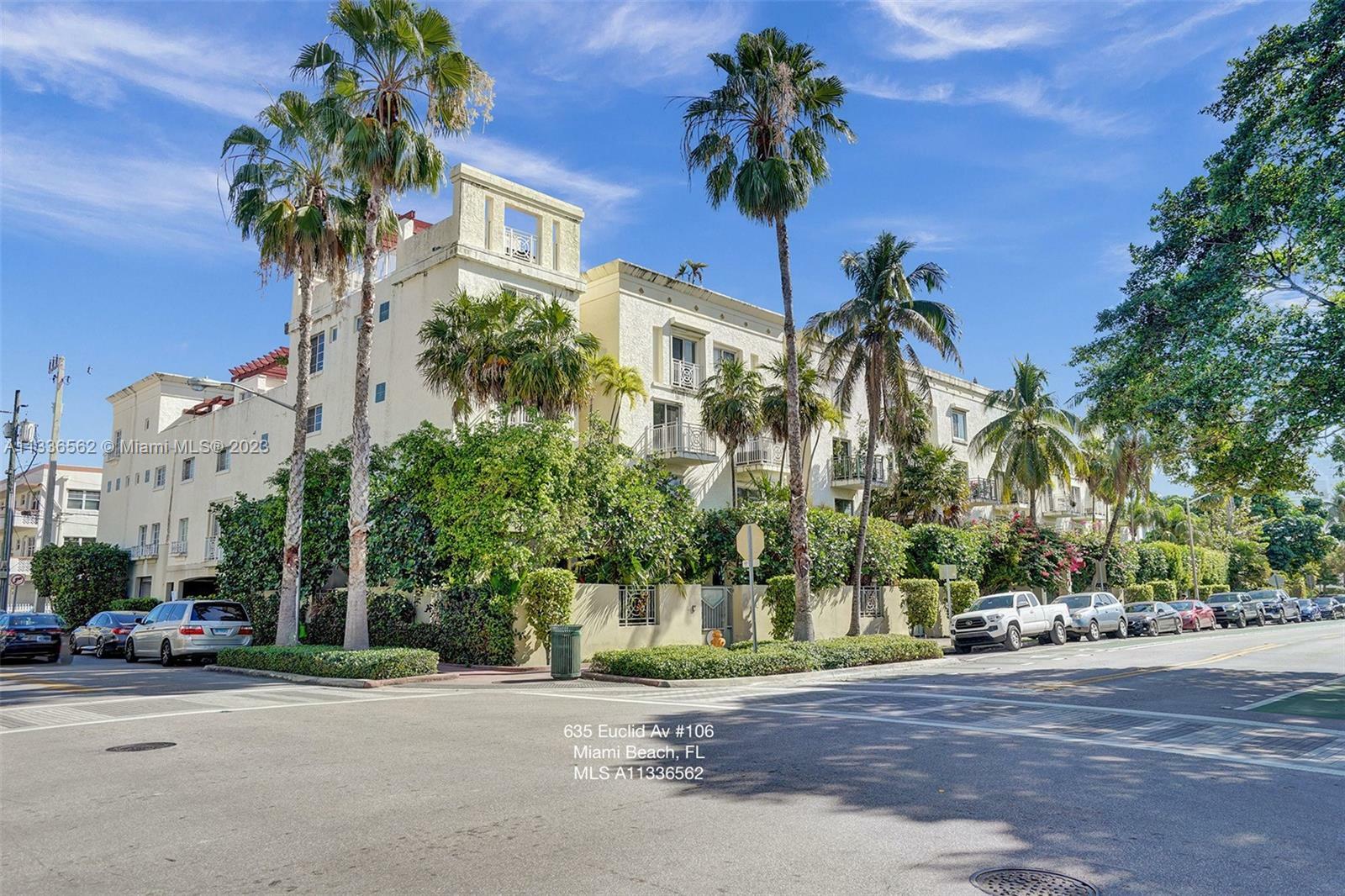 Property Photo: 635 Euclid Ave 106 FL 33139