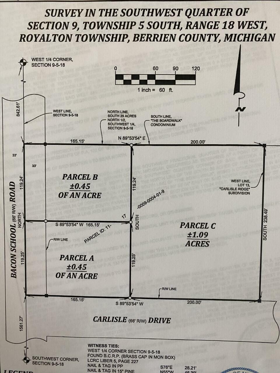 Property Photo: Bacon School Road MI 49085