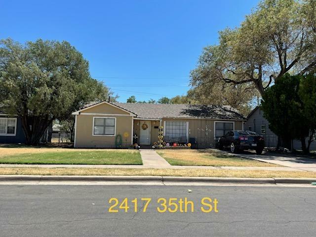 Property Photo: 2417 35th Street TX 79412