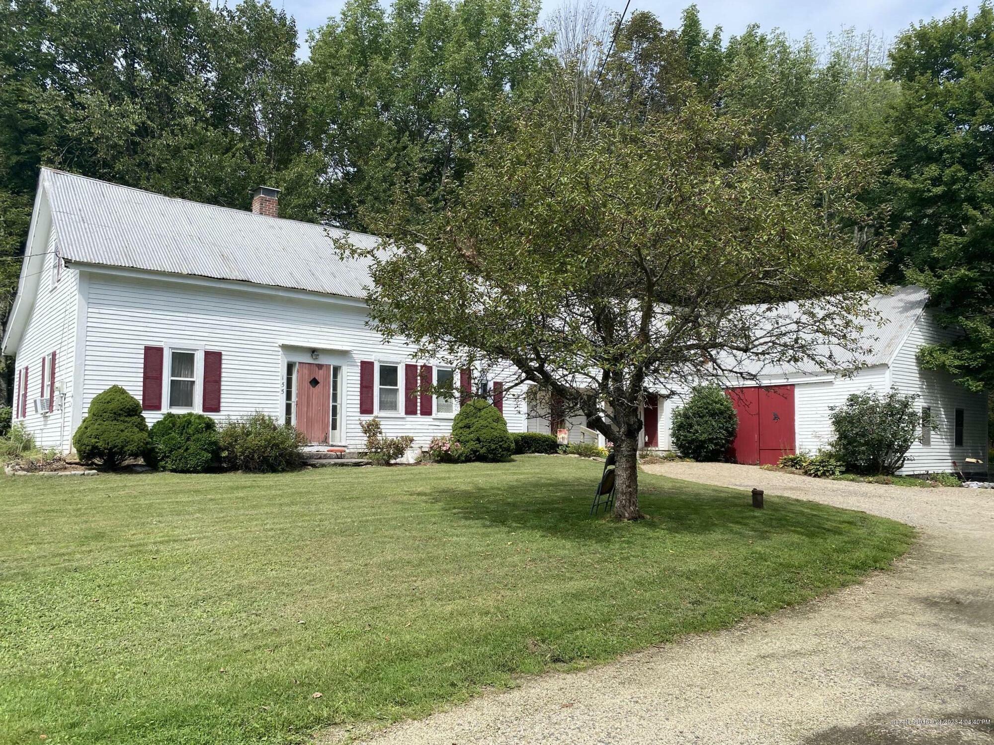 Property Photo: 155 Center Road ME 04027