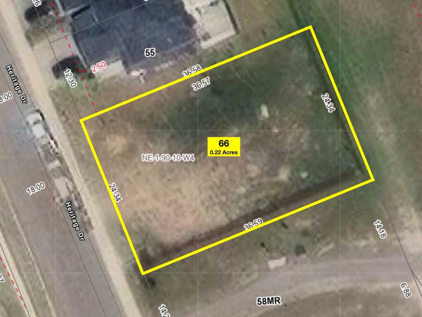 Photo de la propriété:  Plan 1822021 Block 8 Lot 66  AB T9K 2X3 