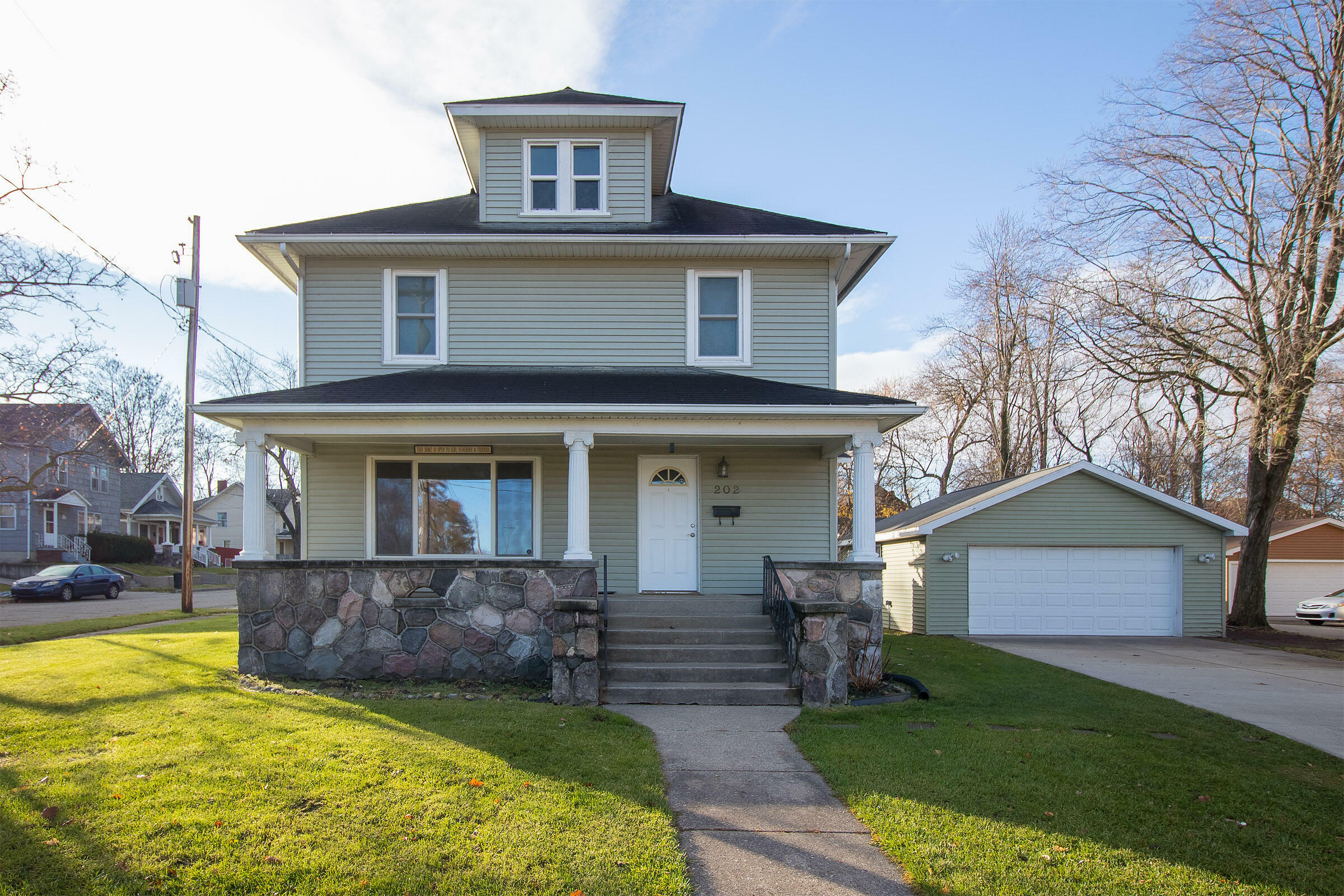 Property Photo:  202 Garfield Avenue  MI 49037 