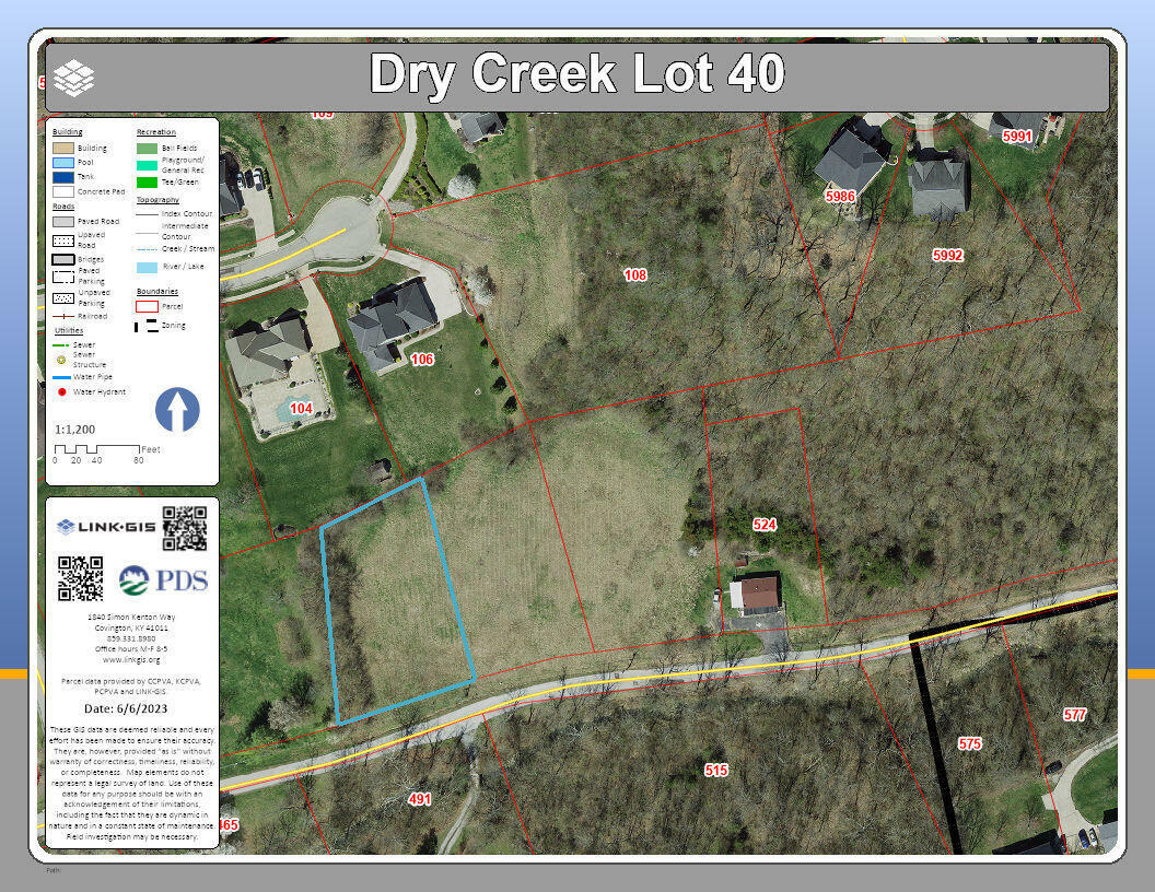 Property Photo:  Lot 40 Dry Creek Road  KY 41076 