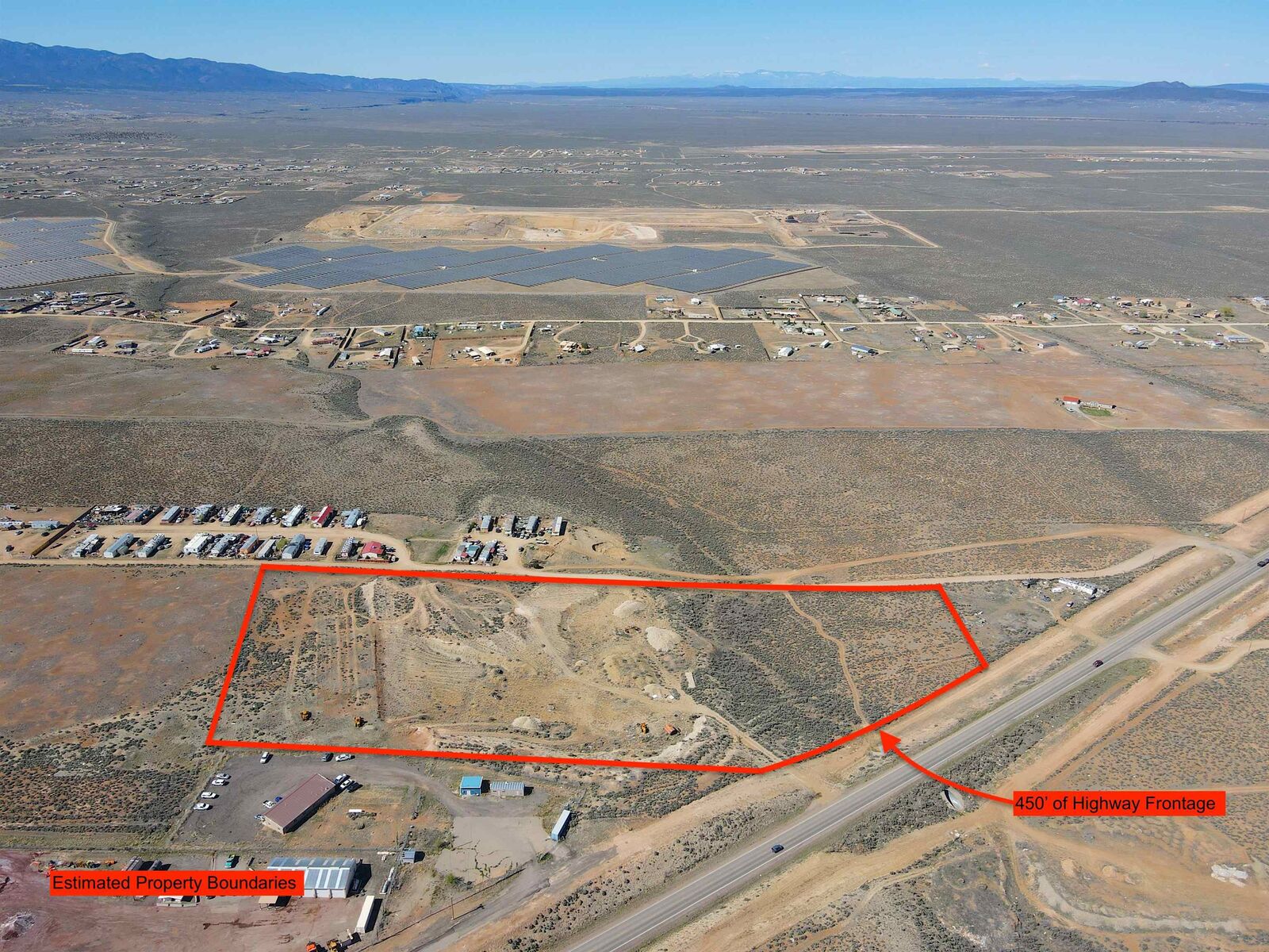 Property Photo: 12 Acres Off Highway 64 West NM 87529