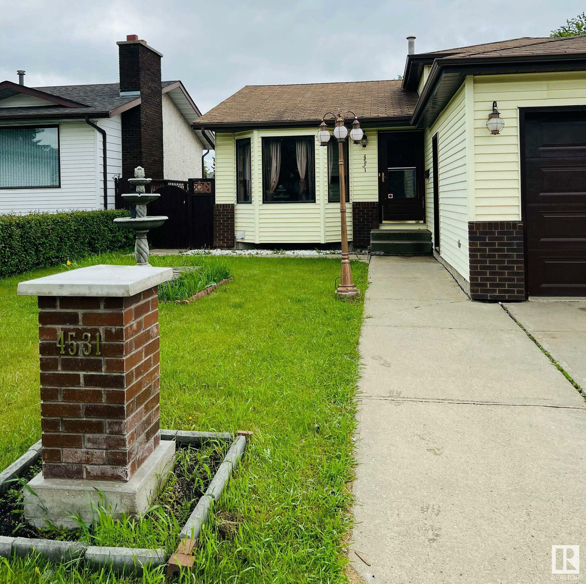 Property Photo:  4531 25 Avenue NW  AB T6L 3X6 