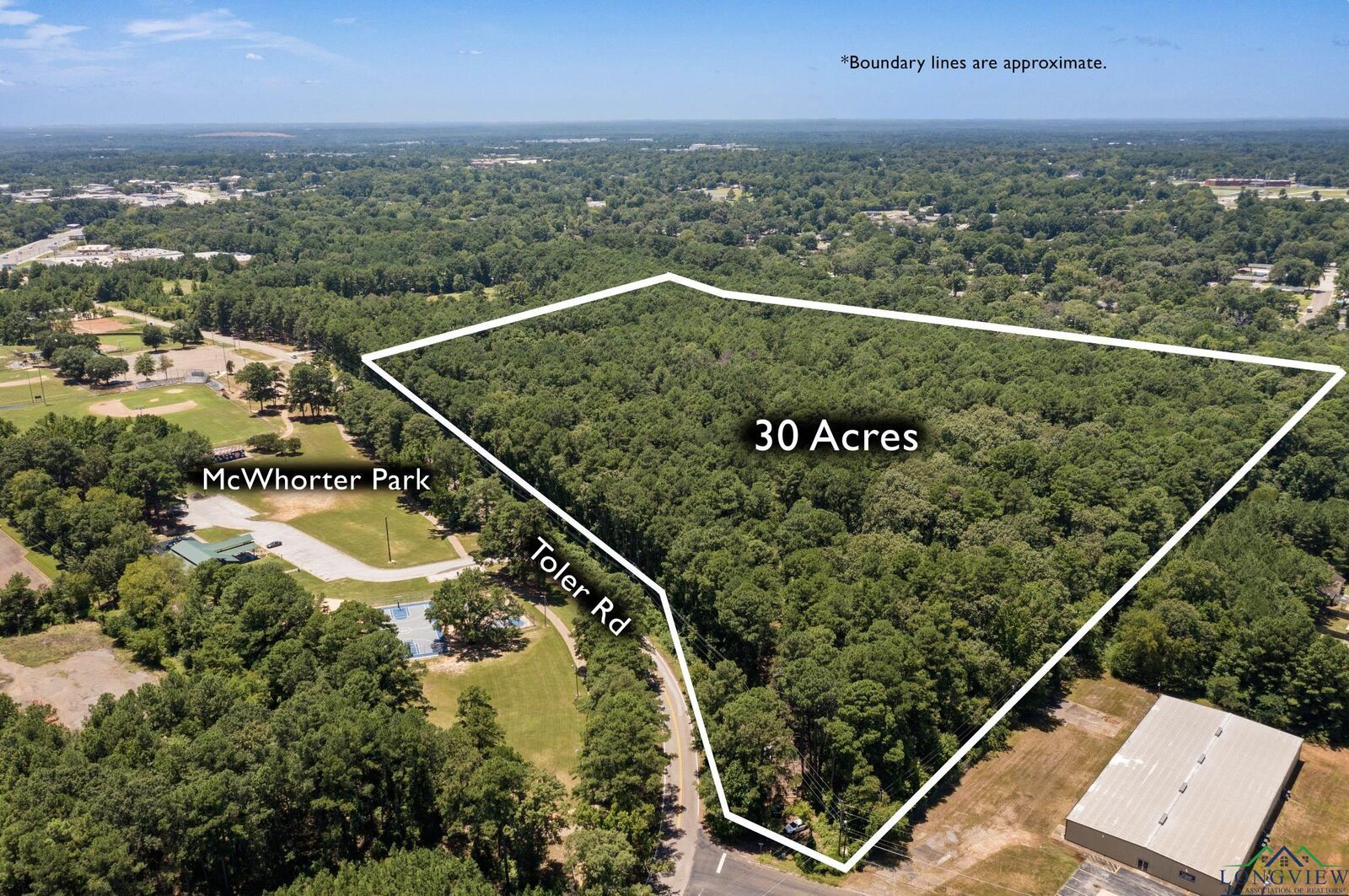 Property Photo:  Tbd Toler Rd.  TX 75605 