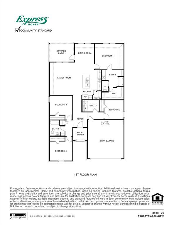 Property Photo: 13049 Dawson Drive TX 76227