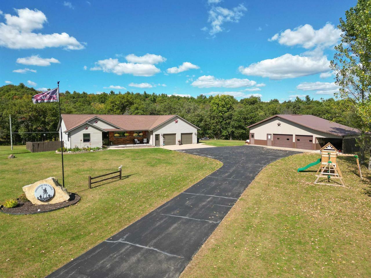 Property Photo:  4852 Barrell Road  WI 54656 