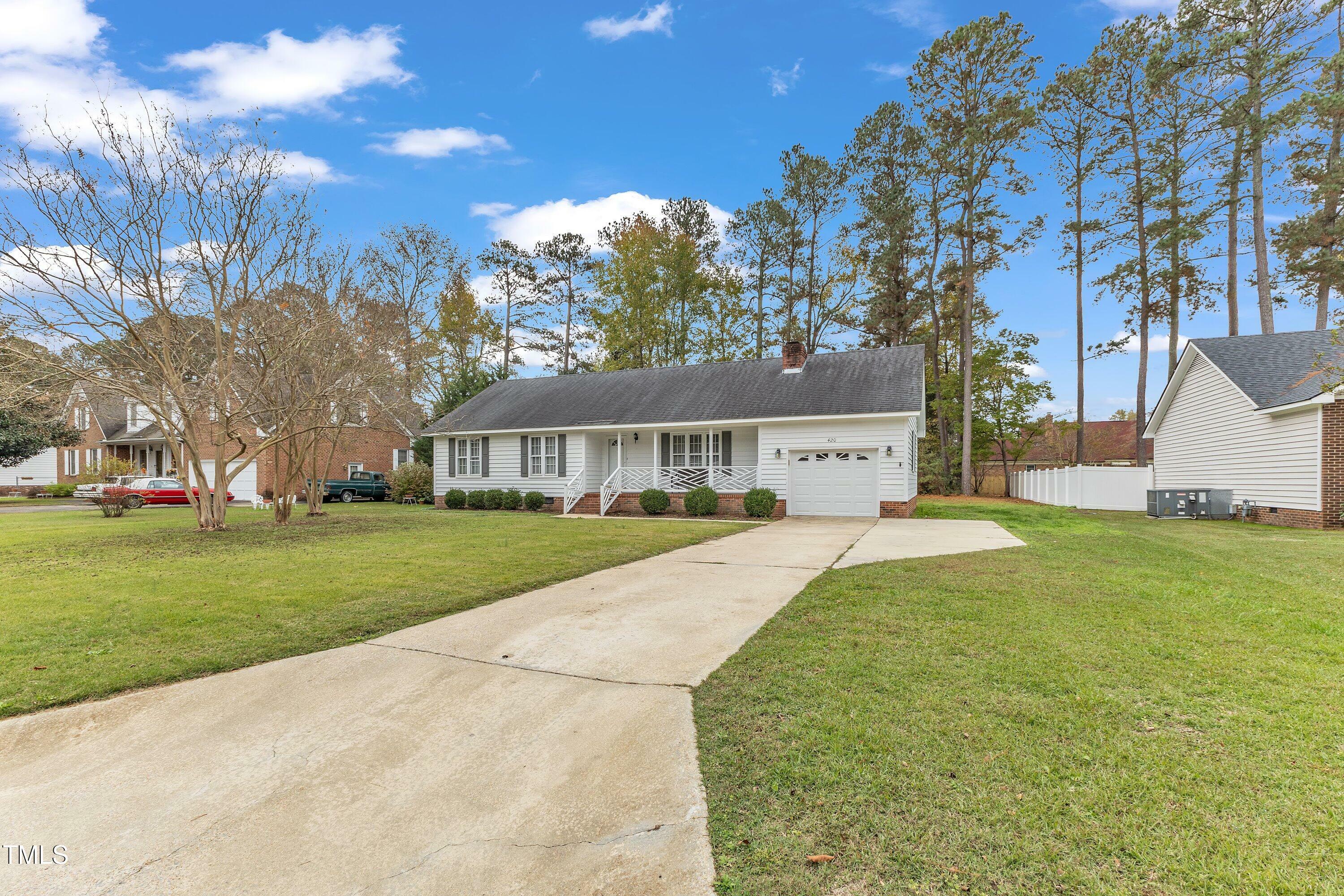 Property Photo:  420 Bennett Drive  NC 27577 