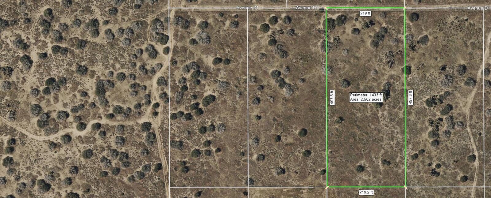 Property Photo: 0 W 211th &Amp Avenue D1 CA 93536