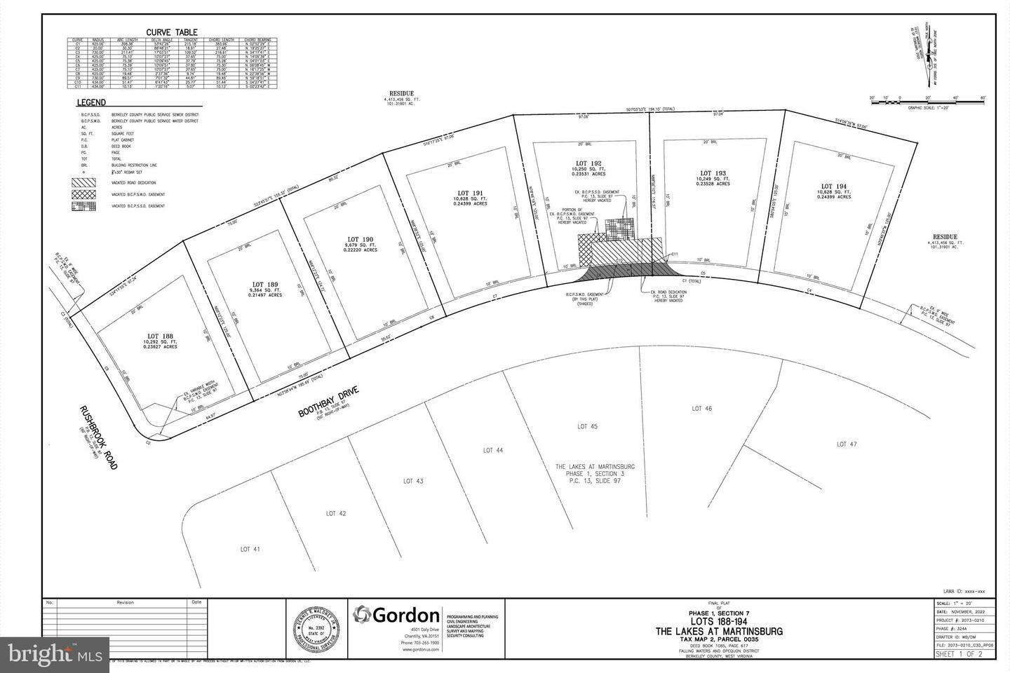 Property Photo:  Lot 191 Boothbay Drive  WV 25403 