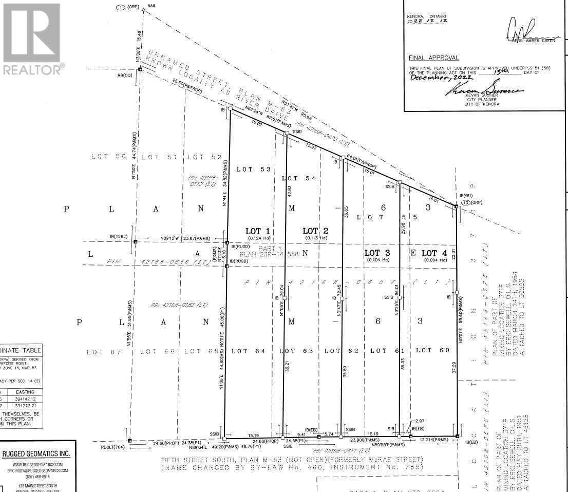 Photo de la propriété:  Lots 1,2 & 3 River Drive  ON P9N 1K6 