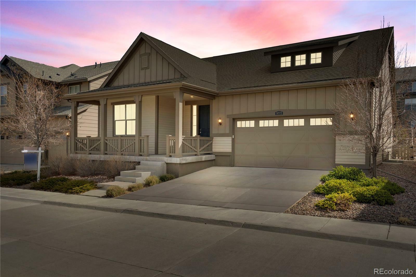 Property Photo: 9772 Taylor River Circle CO 80125