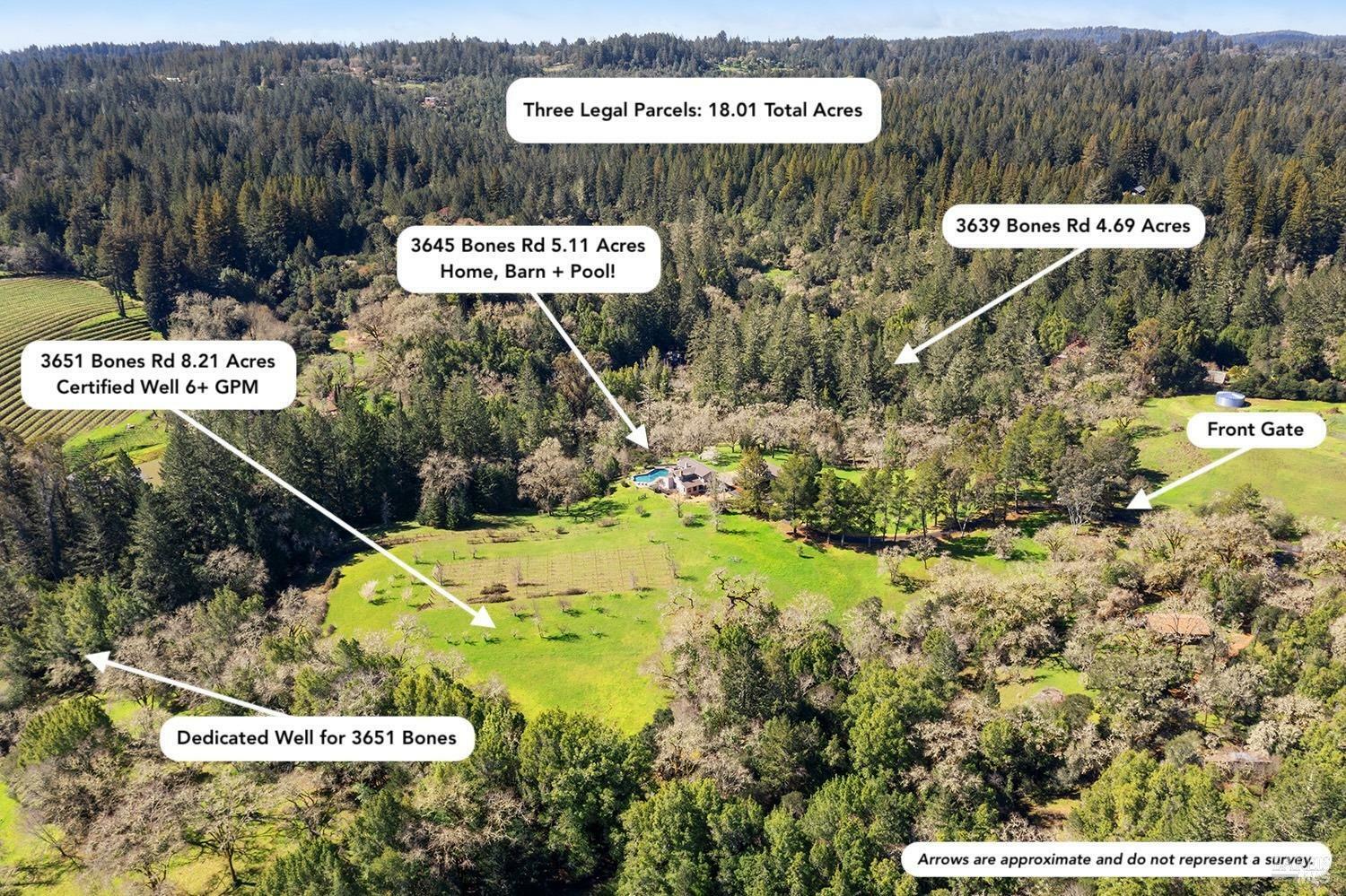 Property Photo: 3651 Bones Road CA 95472