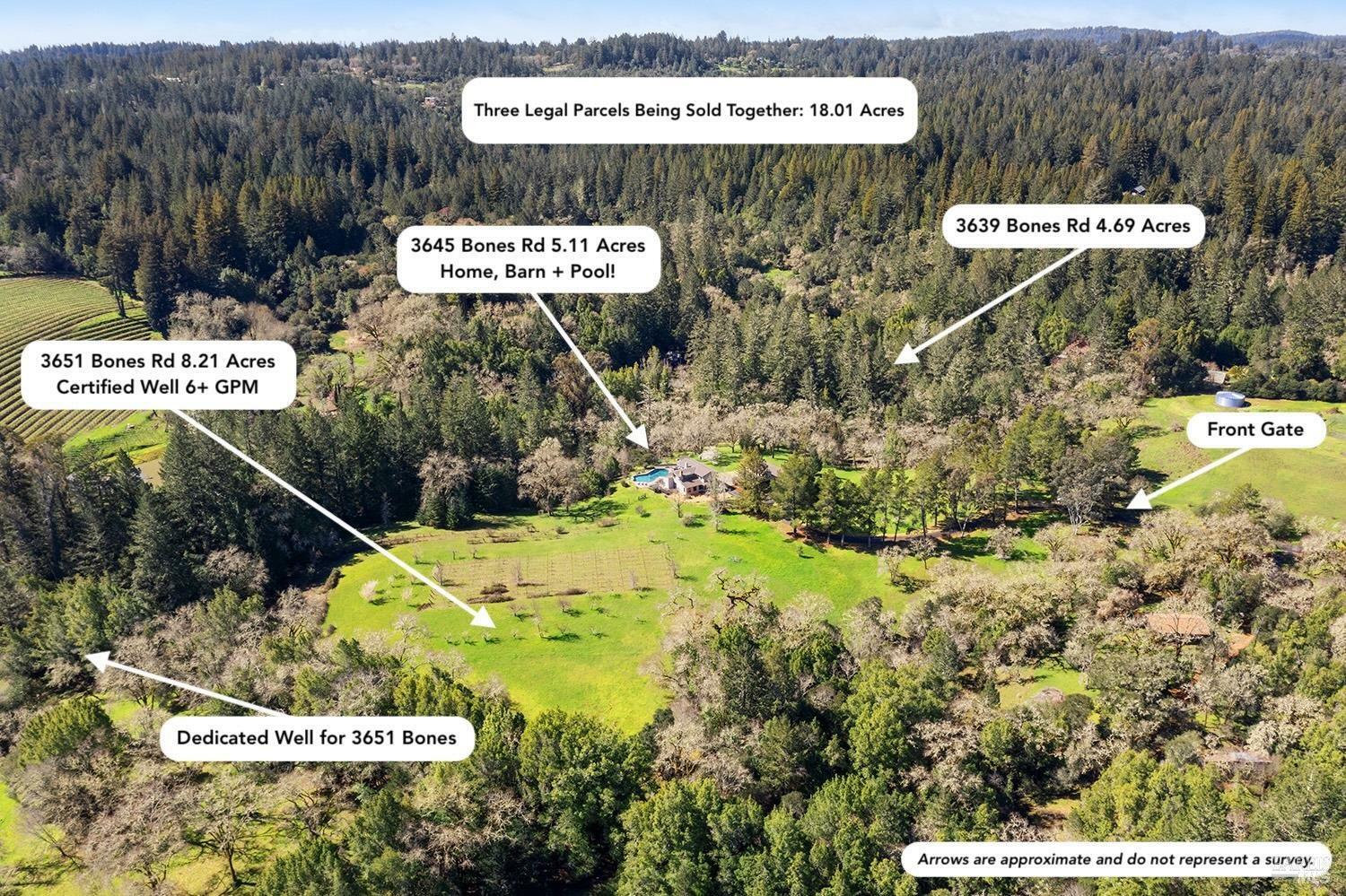 Property Photo: 3651 Bones Road CA 95472