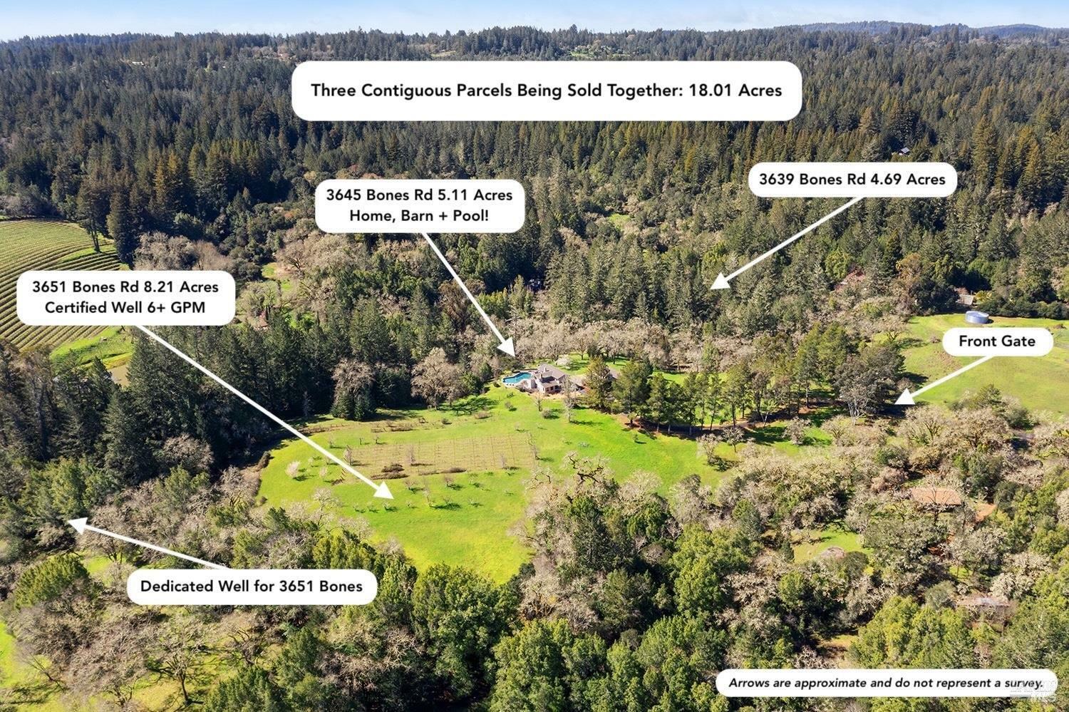 Property Photo: 3651 Bones Road CA 95472