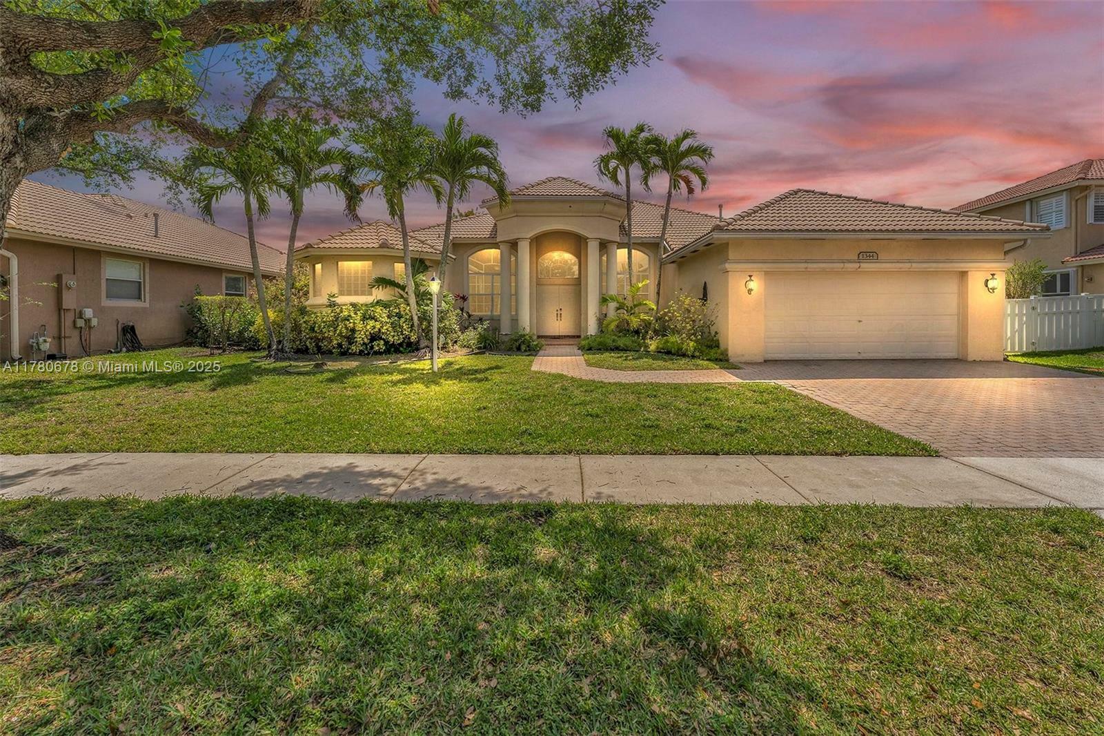 Property Photo: 1344 NW 139th Ter FL 33028