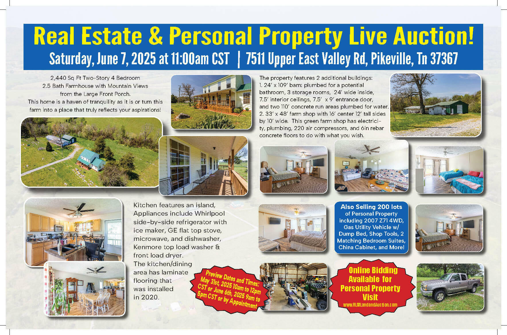 Property Photo: 7511 Upper East Valley Road TN 37367
