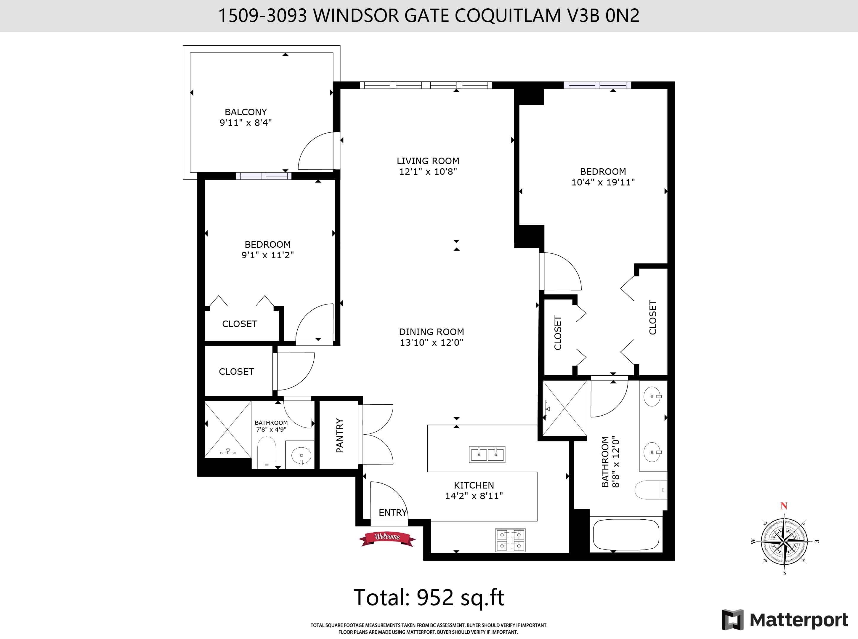 Property Photo: 3093 Windsor Gate 1509 BC V3B 0N2