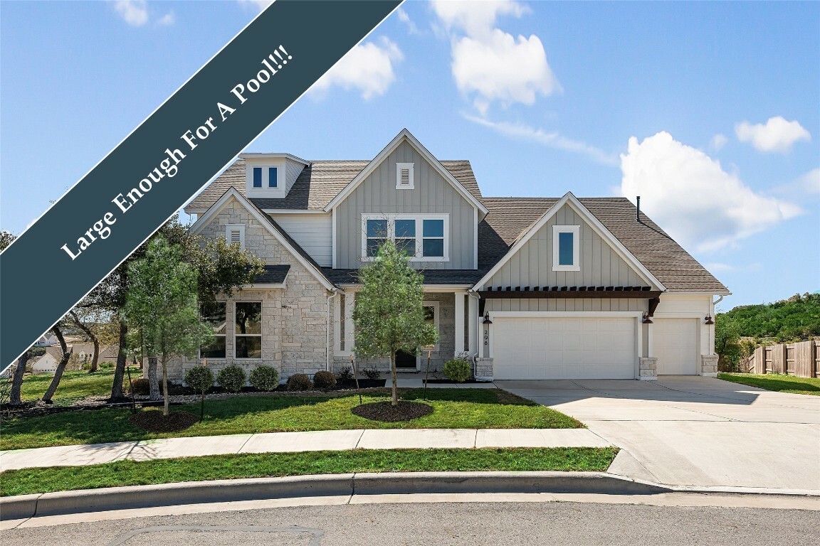 Property Photo: 298 Smoke Tree Circle TX 78620