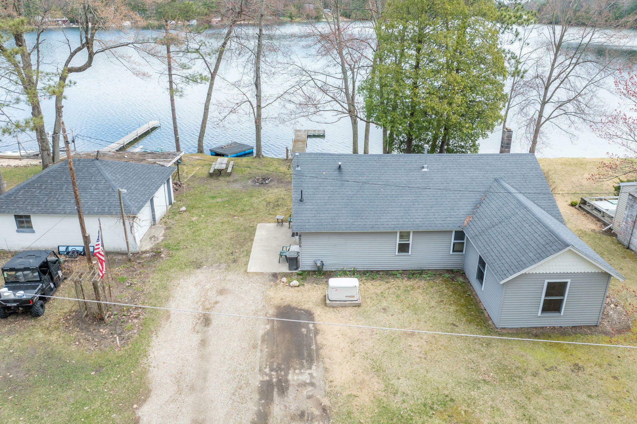 Property Photo:  9206 W School Section Lake Drive  MI 49332 