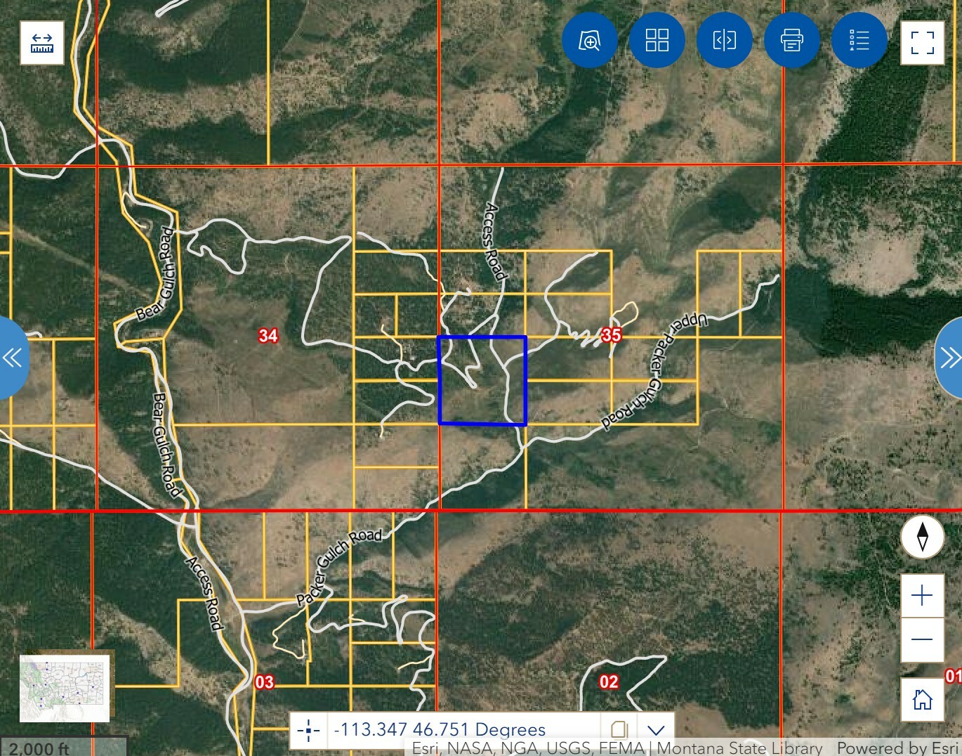 Property Photo: Tbd Packer Gulch Road MT 59832