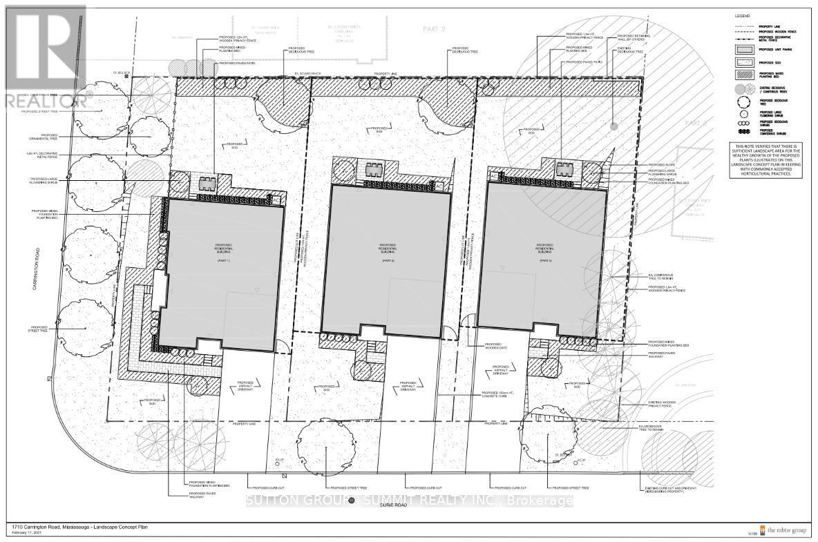 Property Photo: 1710 Carrington Road ON L5M 2K2