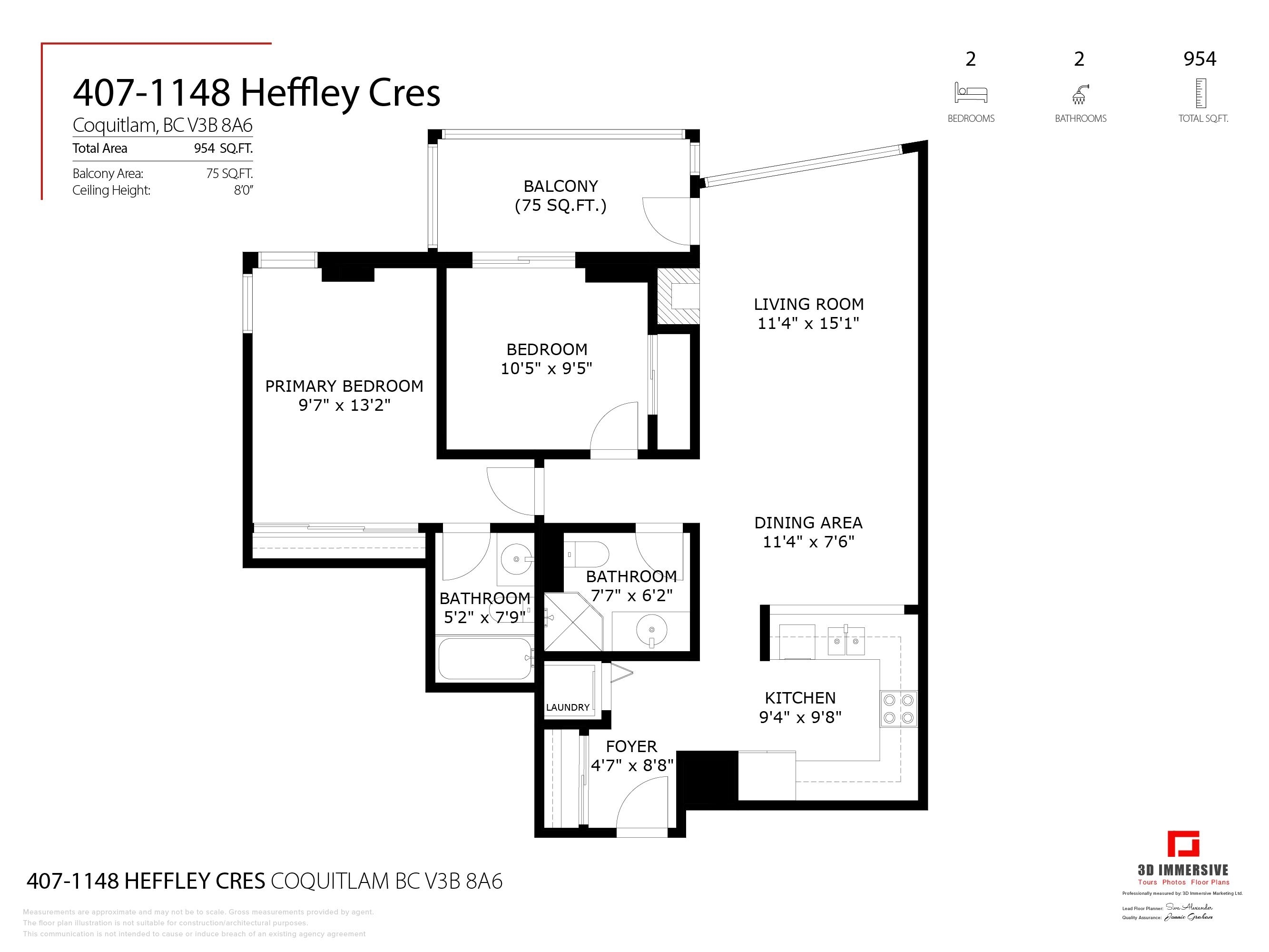 Property Photo:  1148 Heffley Crescent 407  BC V3B 8A6 