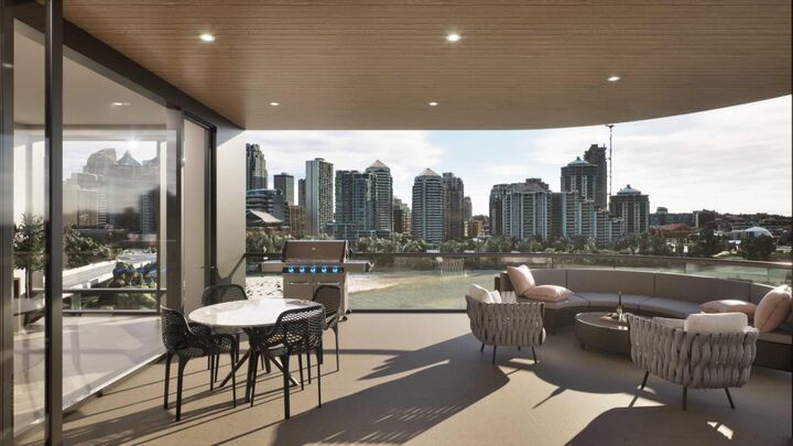 Property Photo:  100 10A Street NW 801  AB T2N 4T3 