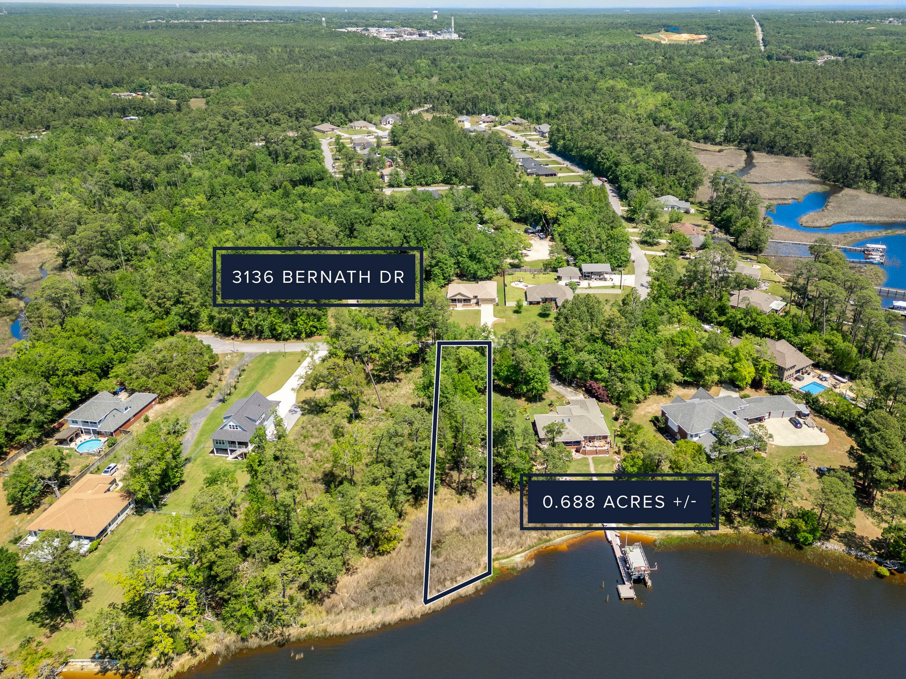 Property Photo: 3136 Bernath Drive FL 32583
