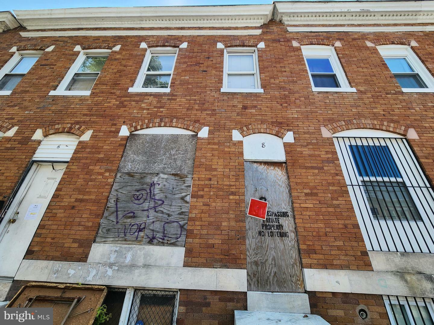 Property Photo: 8 N Bentalou Street MD 21223