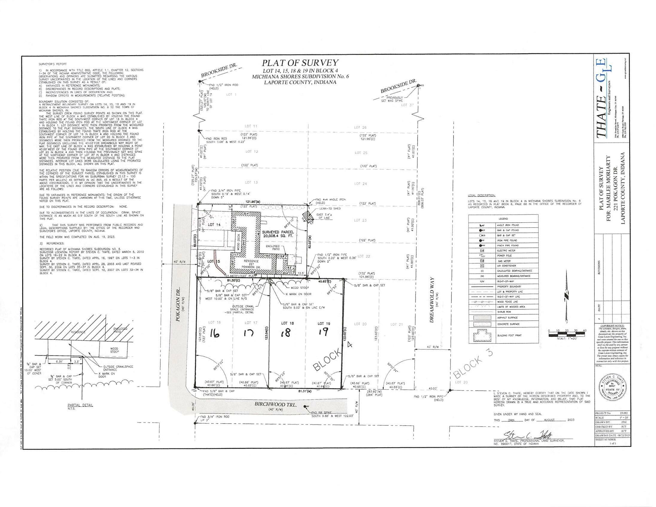 Property Photo: Lots 16-19 Birchwood Trail IN 46360