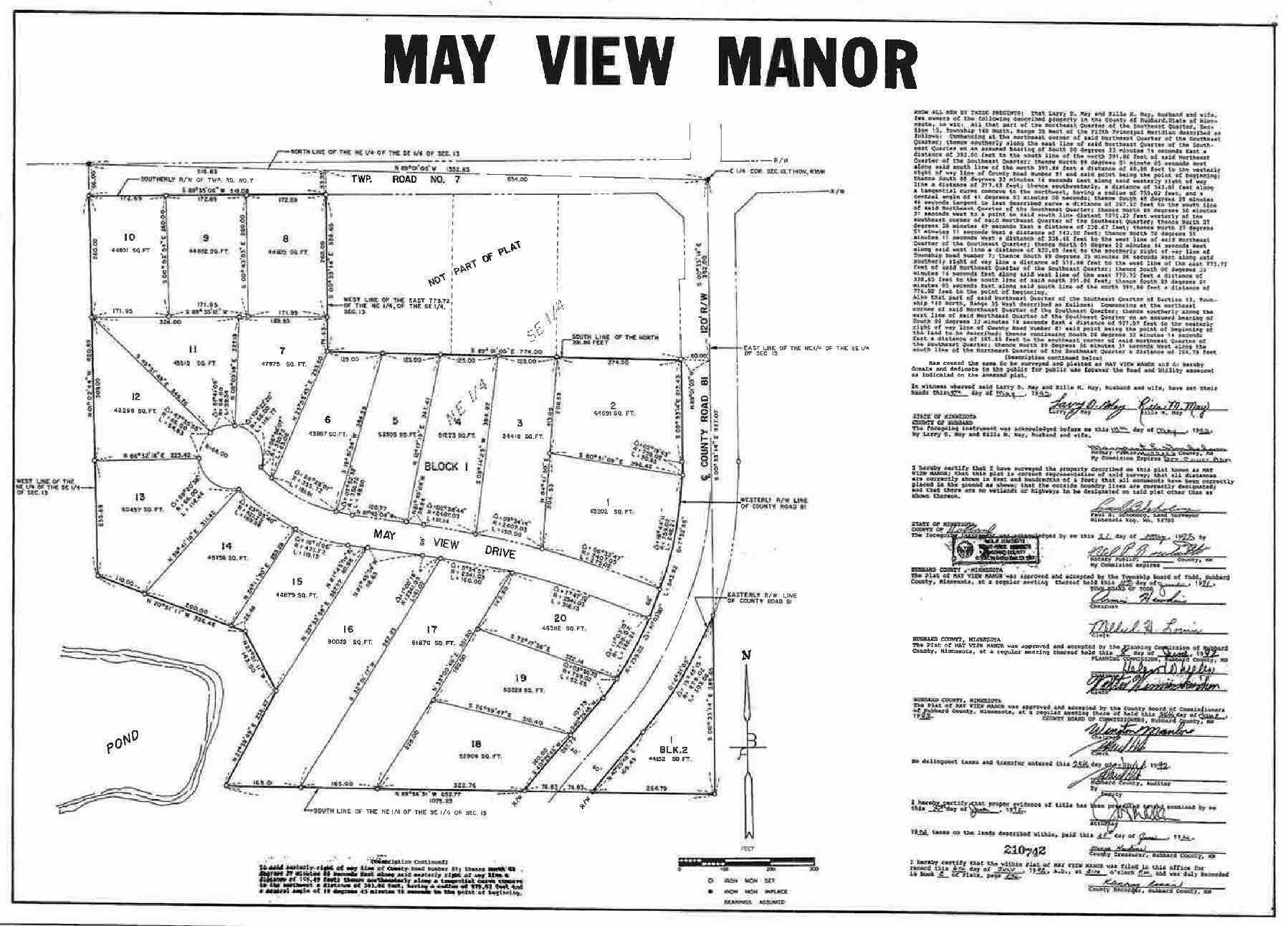 Property Photo: Lot 8 &Amp 9 Essex Road MN 56470