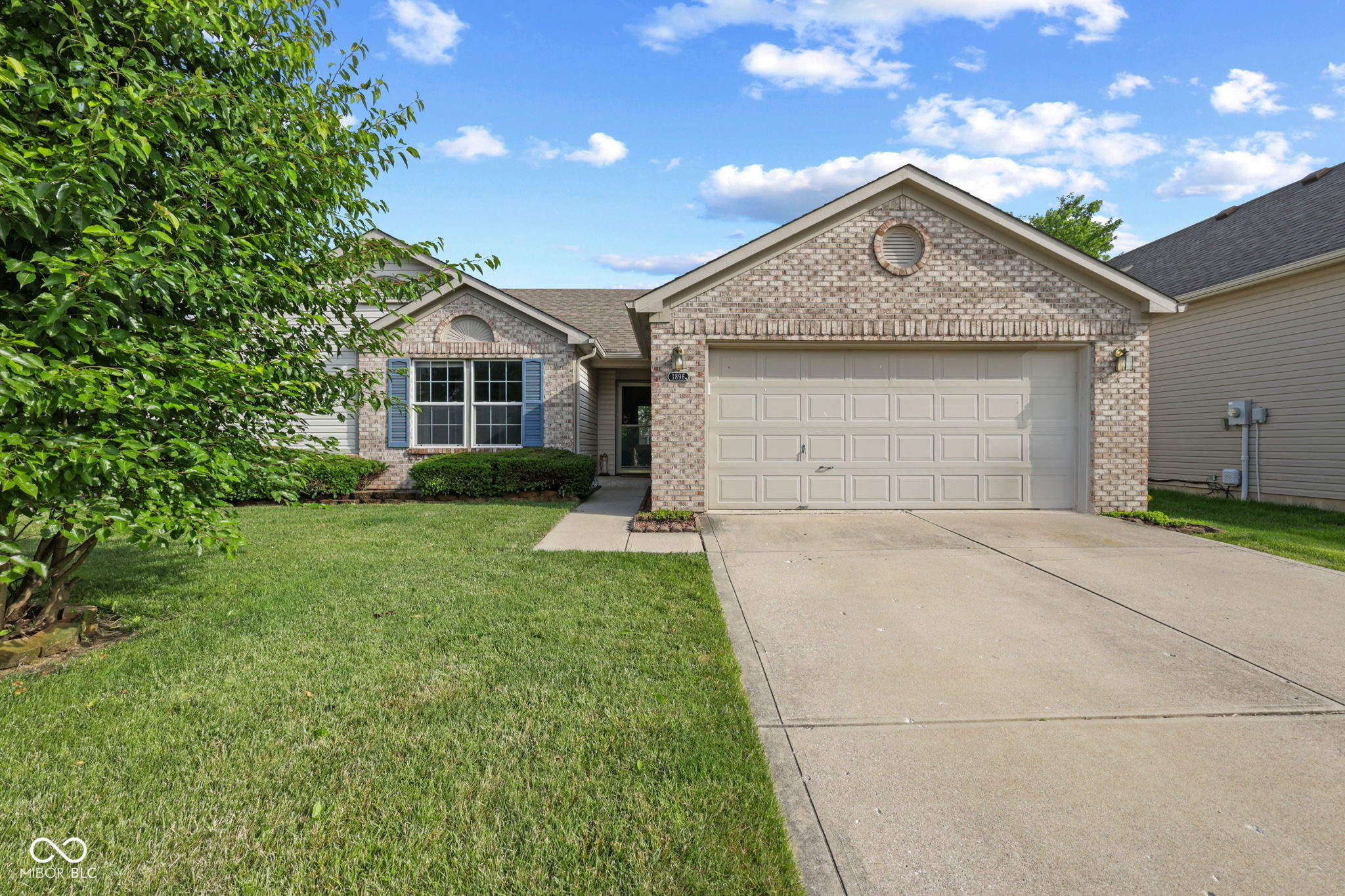 Property Photo: 1896 Central Park Boulevard W IN 46143
