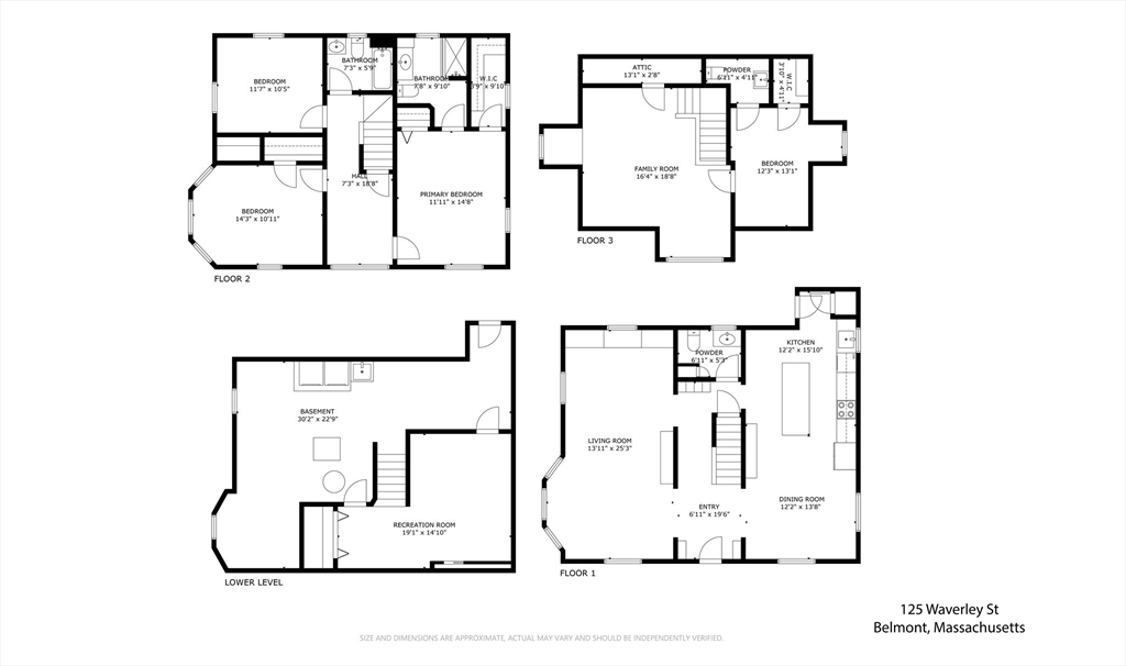 Property Photo: 125 Waverley Street MA 02478